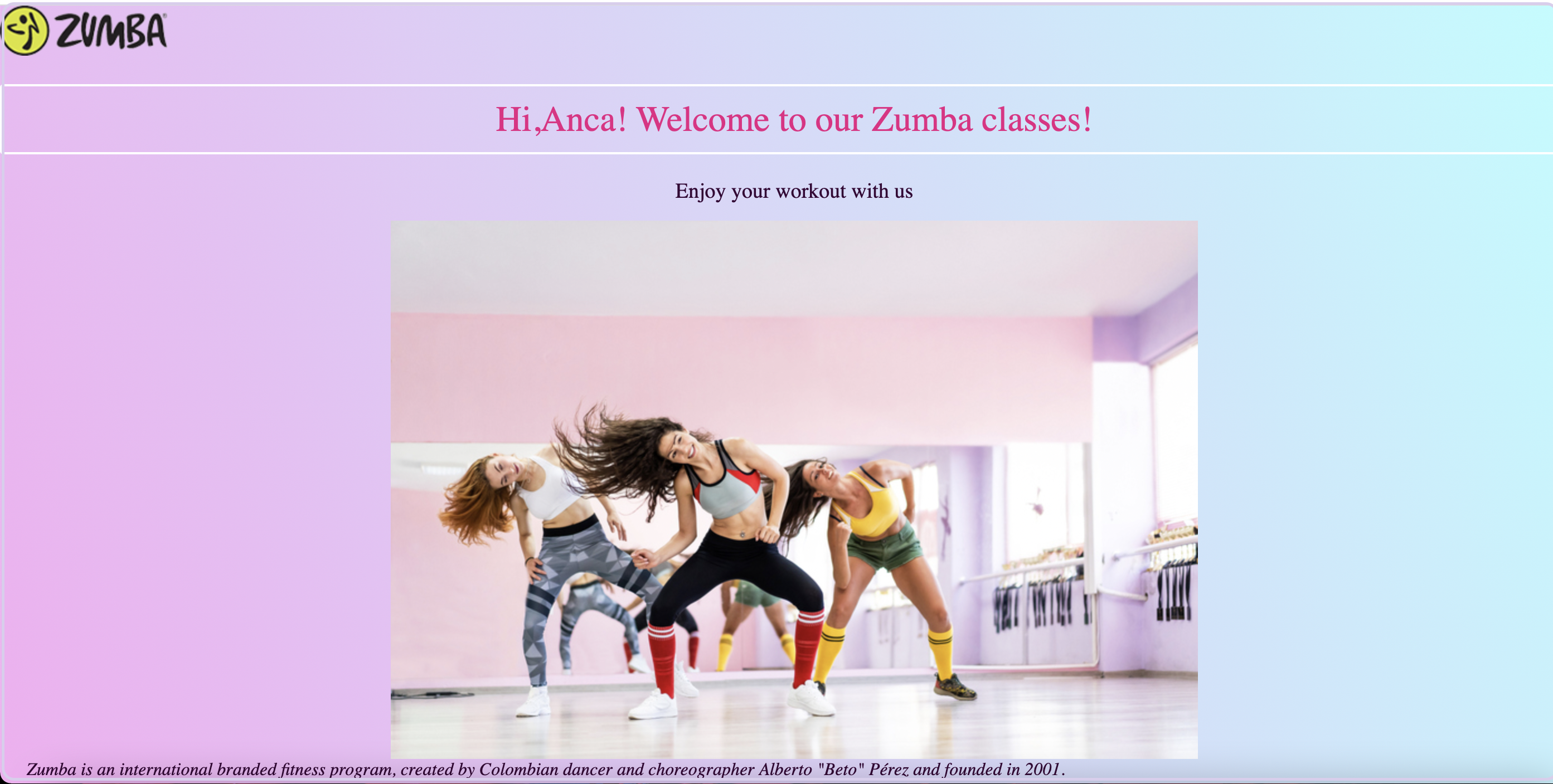 Zumba Project